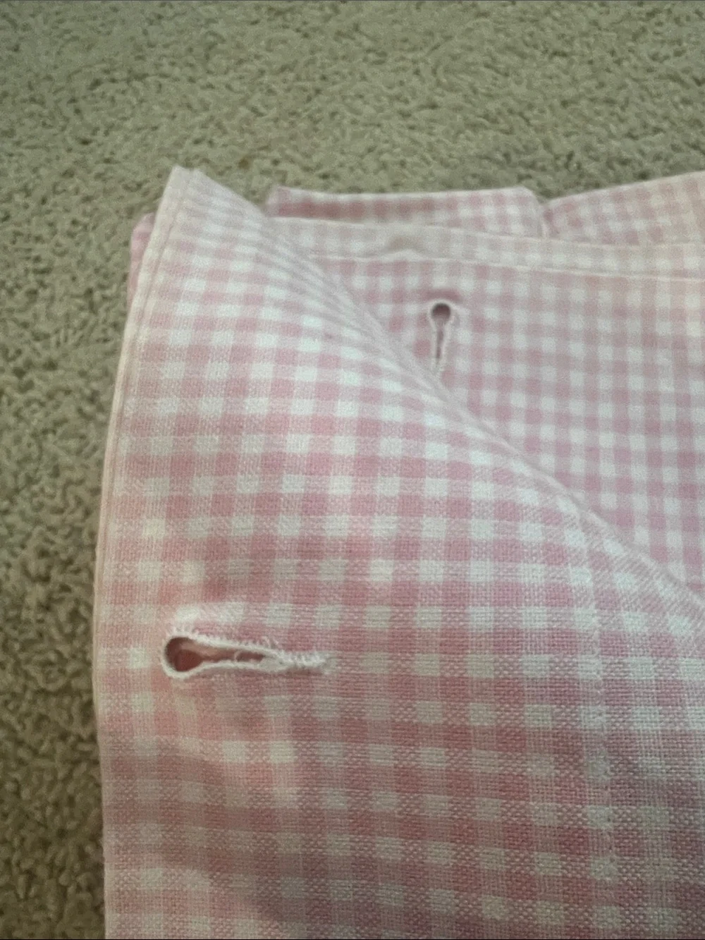 Pottery Barn Kids Gingham Shower Curtain